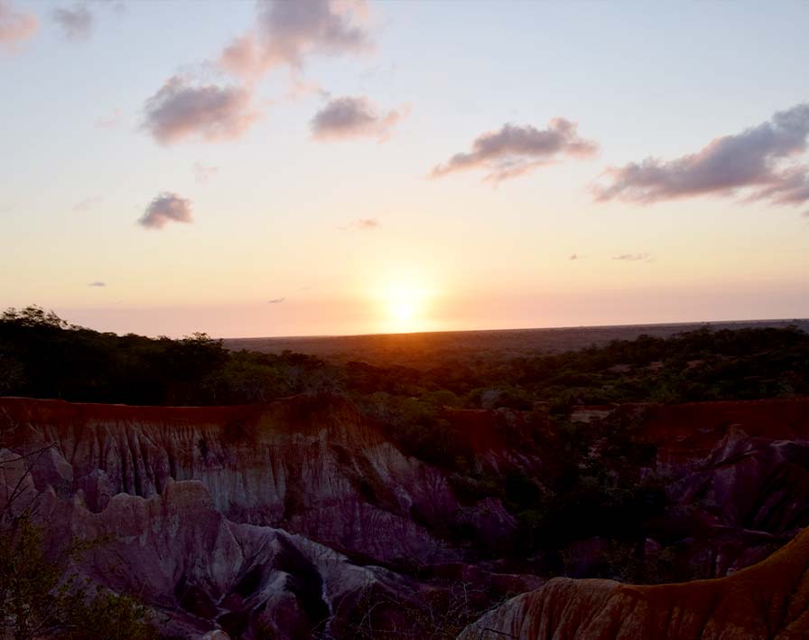 Tramonto spettacolare escursione Marafa Canyon Kenya