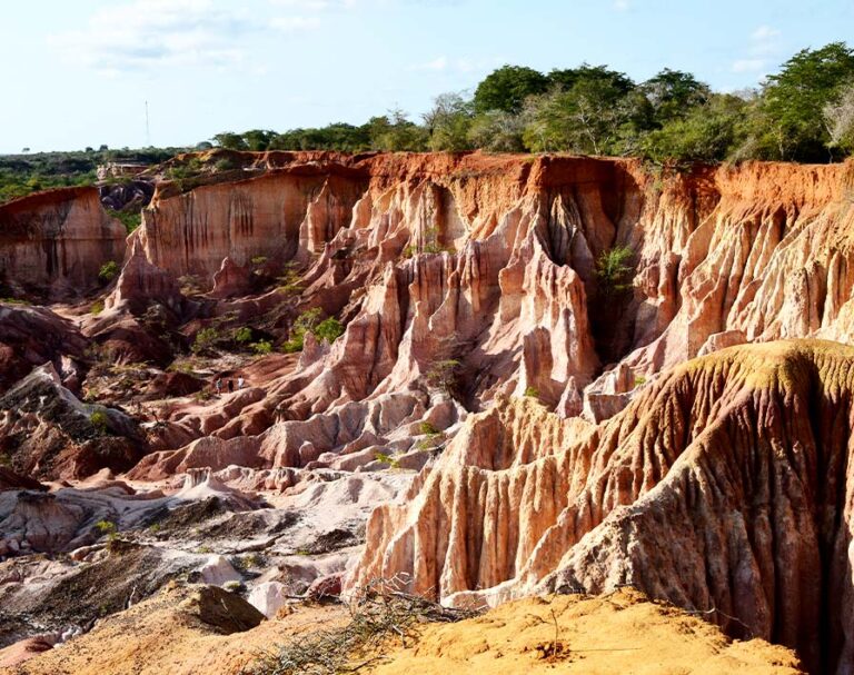 Formazioni rocciose Cucina del Diavolo escursione Marafa Canyon