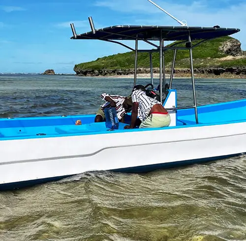 Pesca d'altura a Watamu in Kenya